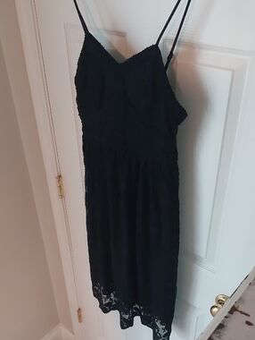 Festival Ready! Altar'd State Black Lace Midi Dress